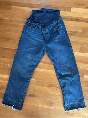 Time and Tru Dark Blue Maternity Jeans